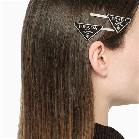 prada hair clips.